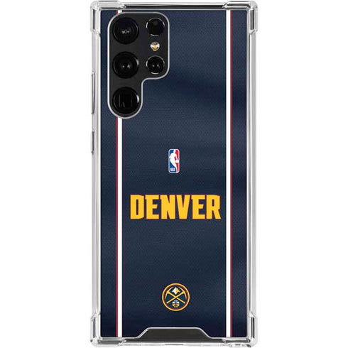 NBA Denver Nuggets Jersey Galaxy S24 Ultra Clear Case